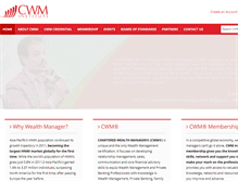 Tablet Screenshot of cwminstitute.org